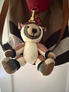 Burberry Thomas Bear in Deer Costume Plush Keychain